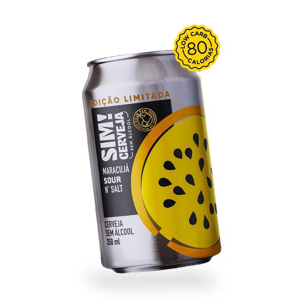 SIM SOUR N SALT MARACUJÁ SEM ALCOOL 350ML