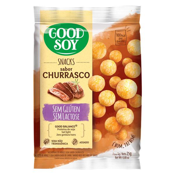 SNACK SOJA GOOD SOY CHURRASCO 25G