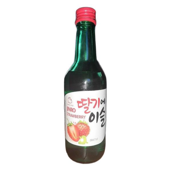 SOJU JINRO MORANGO VIDRO 360ML