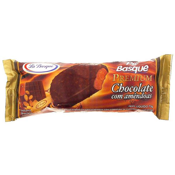 SORVETE LA BASQUE CHOCOLATE COM AMÊNDOAS PIC 73G