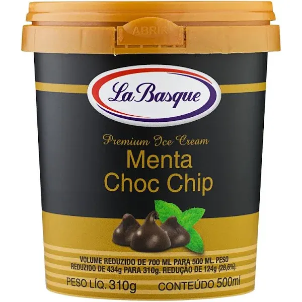 SORVETE LA BASQUE MENTA CHOCOLATE CHIP 500ML