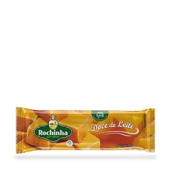 SORVETE ROCHINHA PICOLÉ DOCE DE LEITE