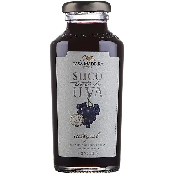 SUCO DE UVA CASA DE MADEIRA 250ML