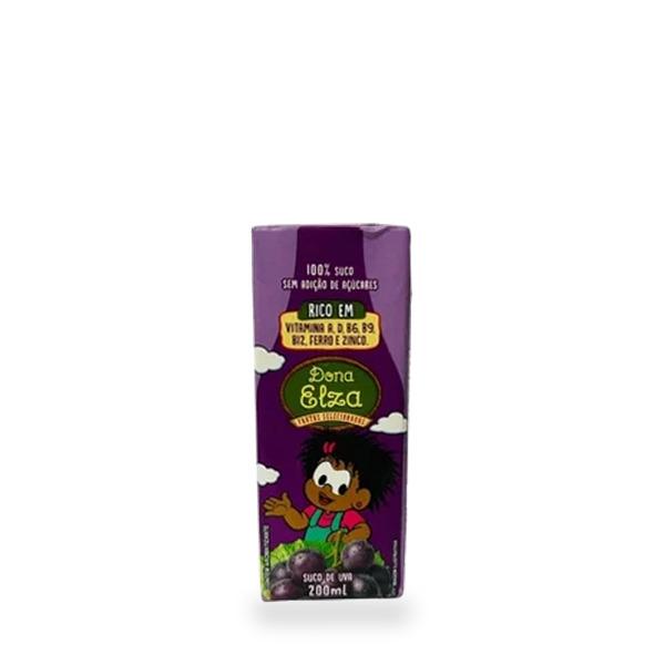 SUCO DONA ELZA UVA 200ML