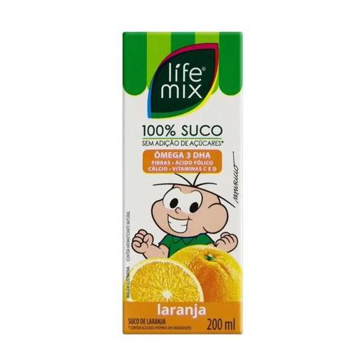 SUCO LIFE KIDS MIX LARANJA 200ML
