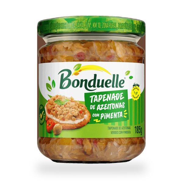 TAPENADE AZEITONA COM PIMENTA BONDUELLE 185G
