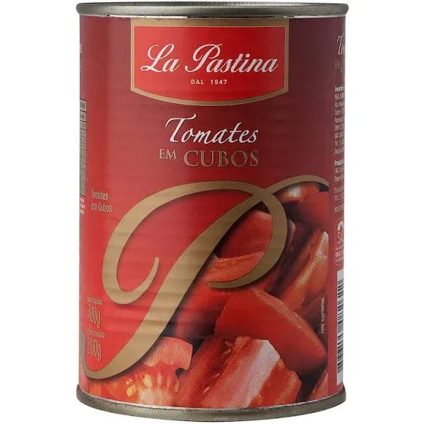 TOMATE PELADO CUBOS LA PASTINA 400GR