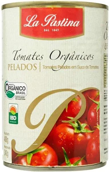TOMATE PELADO ORGÂNICO LA PASTINA 400GR