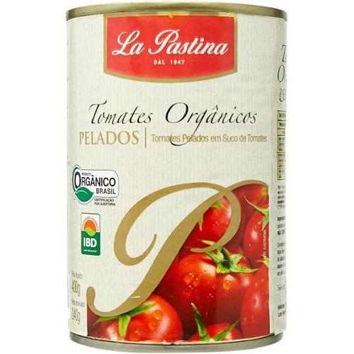 TOMATE PELADO ORGÂNICO LA PASTINA 400GR