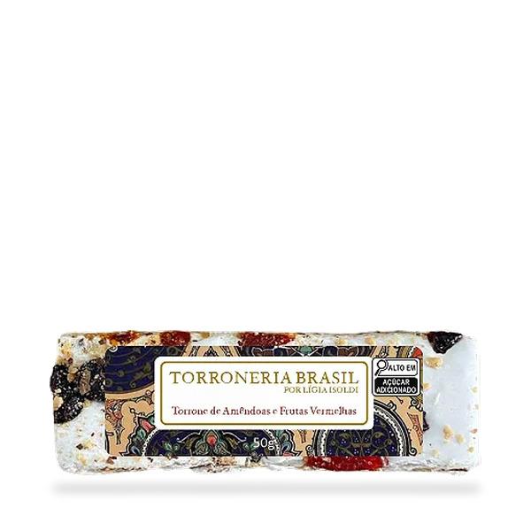 TORRONE FRUTAS VERMELHAS COM AMÊNDOA CREMONA 50G