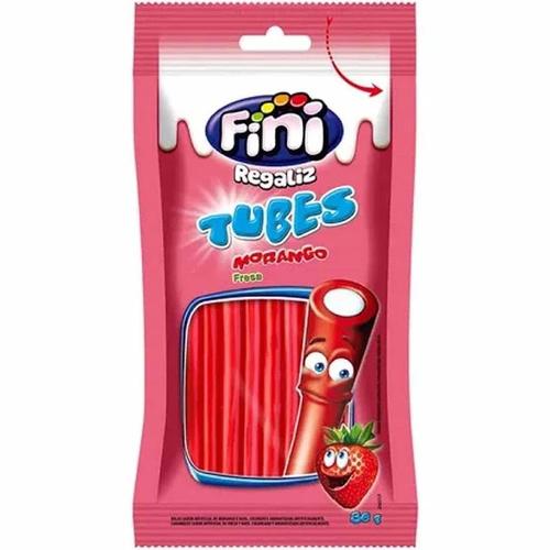 TUBES MORANGO FINI 80G