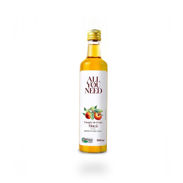 VINAGRE MAÇÃ ORGÂNICO ALL YOU NEED 500ML