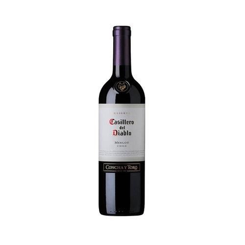 VINHO CASILLERO DEL DIABLO MERLOT TINTO 750ML