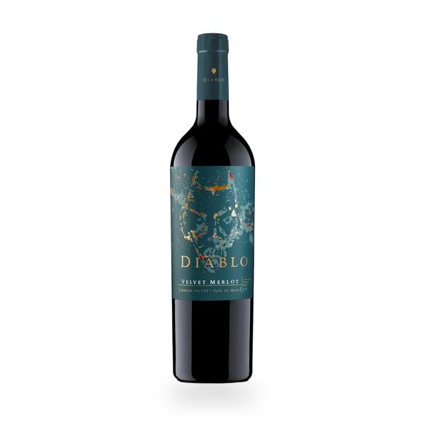 VINHO CASILLERO DEL DIABLO VELVET MERLOT TINTO 750ML
