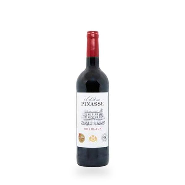 VINHO CHATEAU PINASSE BORDEAUX AOC TINTO 750ML