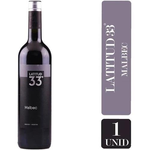 VINHO LATITUD 33 MALBEC TINTO 750ML