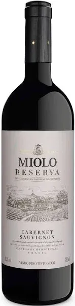 VINHO MIOLO RESERVA CABERNET SAUVIGNON TINTO 750ML