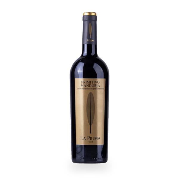 VINHO PRIMITIVO MANDURIA LA PIUMA D.O.P TINTO 750ML