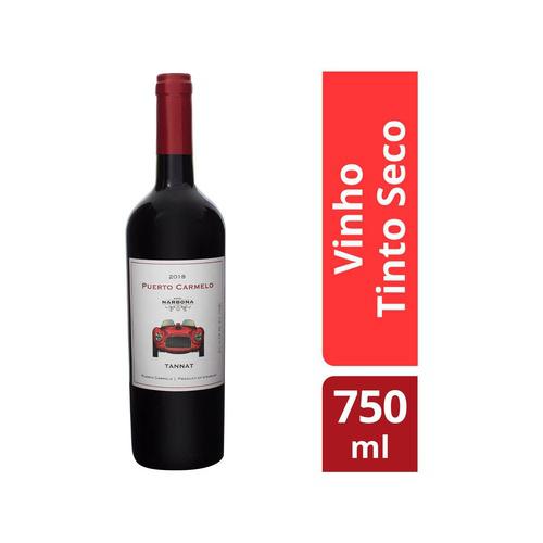 VINHO PUERTO CARMELO TANNAT TINTO 750ML