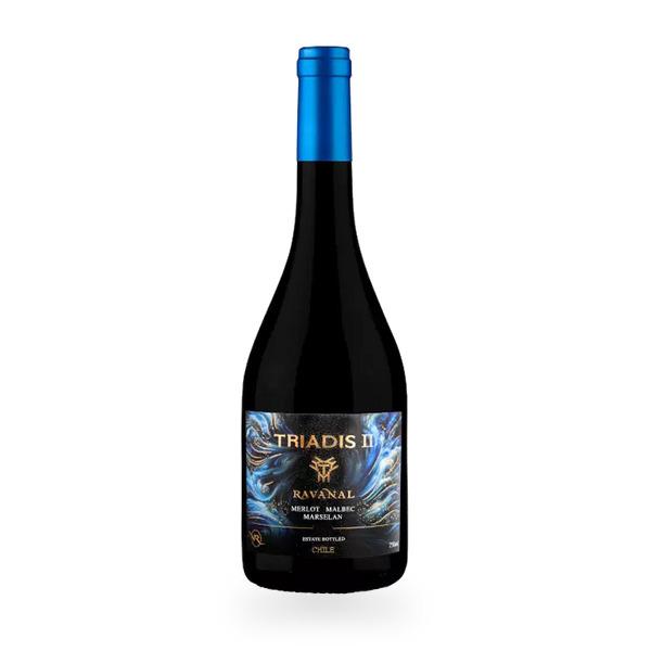 VINHO RAVANAL TRIADIS II MERLOT/ MALBEC/ MARSELAN TINTO 750ML