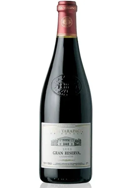 VINHO TARAPACÁ GRAN RESERVA CARMÉNÈRE TINTO 750ML