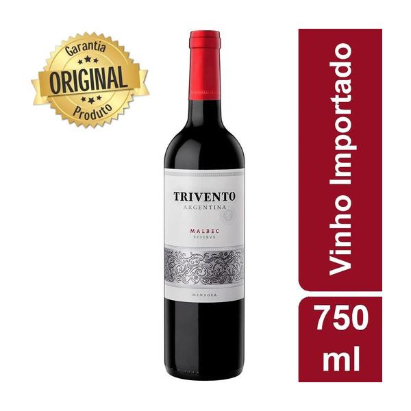 VINHO TRIVENTO RESERVE CABERNET MALBEC TINTO 750ML