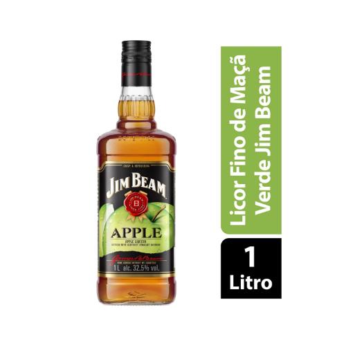 WHISKY BOURBON JIM BEAM APPLE 1L