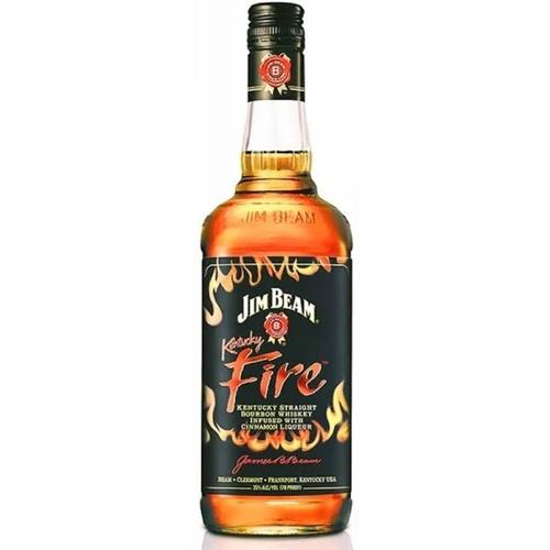 WHISKY BOURBON JIM BEAM FIRE 1L