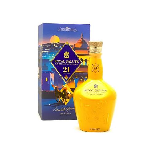 WHISKY ROYAL SALUTE 21A POLO JODHPUR AMARELO 700ML