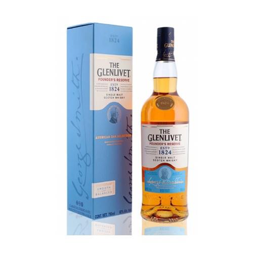 WHISKY SINGLE MALT GLENLIVET FOUNDERS RESERVE 750ML