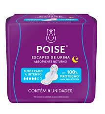 ABS POISE C/8 ESCAPES URINA NOTURNO C/ABAS