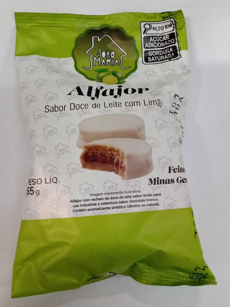 ALFAJOR JOAO MARIA 65G DOCE LEITE C/LIMAO