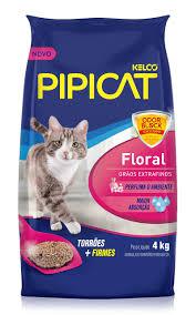 AREIA HIGIENICA PIPICAT 4KG FLORAL