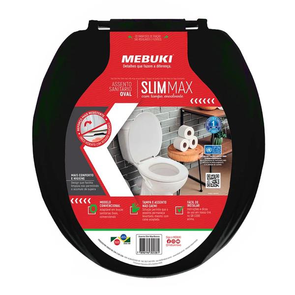 ASS SANIT MEBUKI OVAL SLIM MAX PRETO