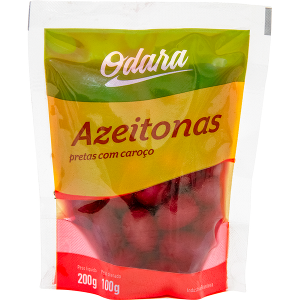 AZEITONA ODARA 100G PRETA C/CAROCO