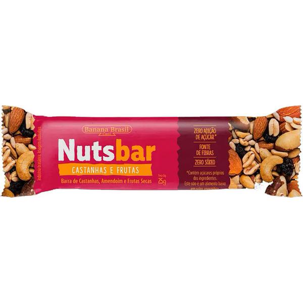 BARRA CEREAL NUTSBAR 25G CAST/FRUTAS