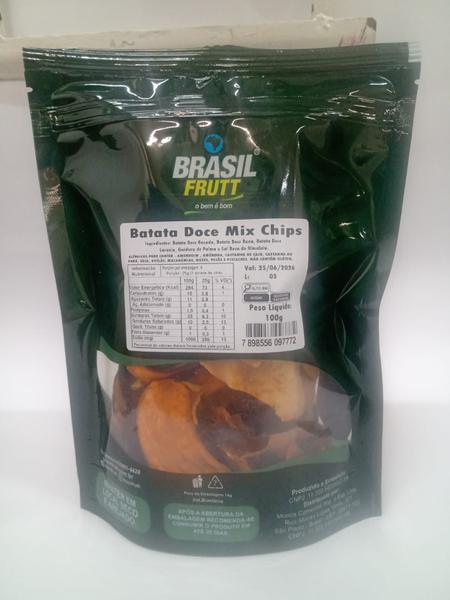 BATATA DOCE MIX CHIPS 100G  BRASIL FRUTT