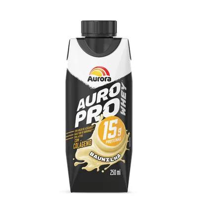 BEB LACT AUROPRO 250ML 15G PROT S/LACT BAUNILHA