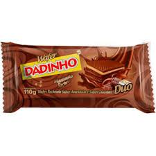 BISC DADINHO 110G WAFER AMEND/CHOCOLATE