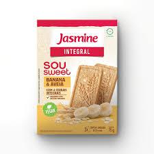 BISC JASMINE 75G SOU SWEET NT BANANA E AVEIA