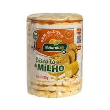 BISC NATURALLIFE 80G DE MILHO