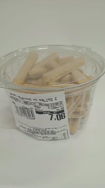 BISC NELSINHO KG PALITO CHOCOLATE BRANCO