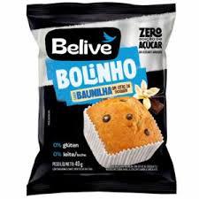 BOLINHO BELIVE 40G BAUNILHA ZERO