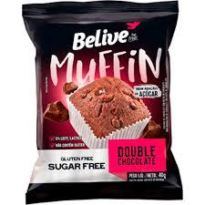 BOLINHO BELIVE 40G DOUBLE CHOC ZERO