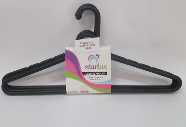 CABIDE STARLUX ADULTO C/3 PRETO