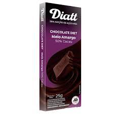CHOC. DIATT 25G MEIO AMARGO