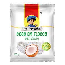 COCO EM FLOCOS DA TERRINHA 100G UMIDO ADOC