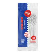 COLHER MASTER FACA FACIL C/25 BRANCA