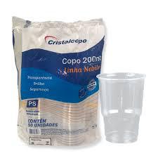 COPO DESC CRISTALCOPO 200ML NOBILE C/50 CRISTAL