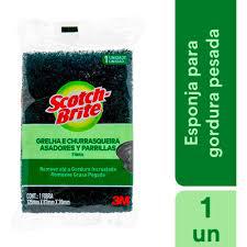 ESPONJA SCOTCH BRITE LIMPA GRELHA